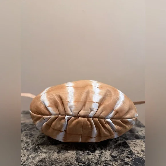 Henri Bendel Tie-Dye Lambskin Hobo Bag with Studs RARE - Picture 3 of 12